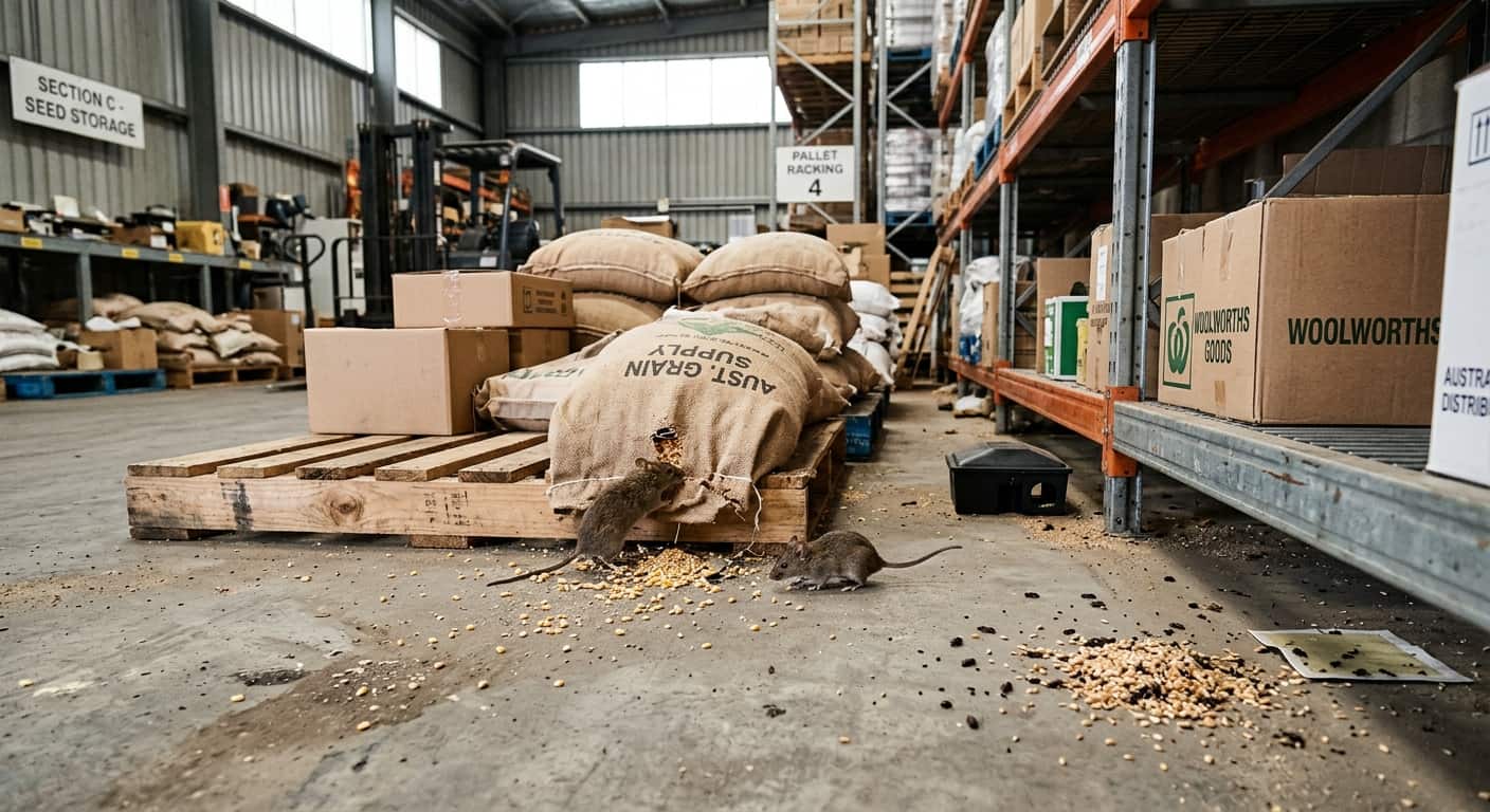 NSW warehouse with pests
